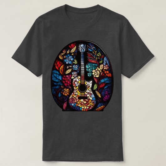 Funny Guitar Gift Retro  Muziek Gitaar 5 T-shirt (Design voorkant)