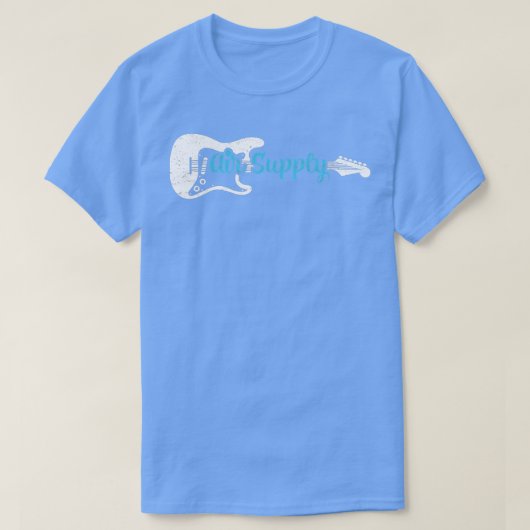 Funny Guitar Lover Air Supply T-shirt (Design voorkant)