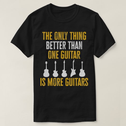 Funny Guitar Lover Guitar Enthusiast  Guita T-shirt (Design voorkant)