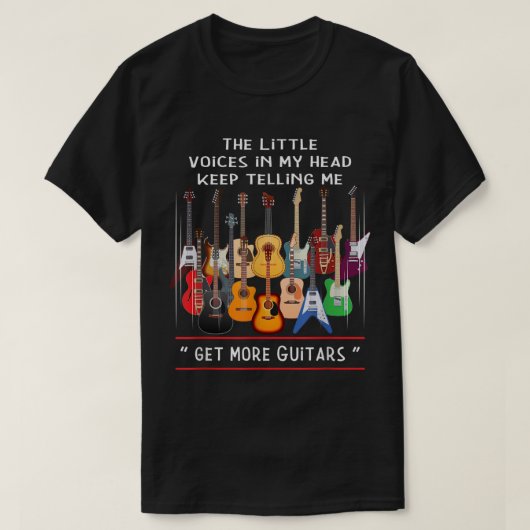 Funny Guitar Lover Quote Design T-shirt (Design voorkant)