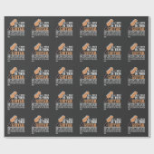 Funny Guitar Player Guitarist Ik heb alle gitaren  Cadeaupapier (Vlak)