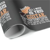 Funny Guitar Player Guitarist Ik heb alle gitaren  Cadeaupapier (Rol Hoek)