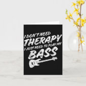 Funny Guitar Player I Just Need To Play My B Guita Kaart (Gele Bloem)