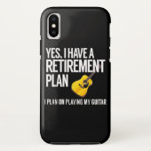 Funny Guitar Player Retirement Gift Case-Mate iPhone Case (Achterkant)