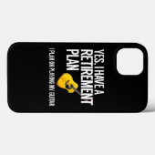 Funny Guitar Player Retirement Gift Case-Mate iPhone Case (Achterkant (horizontaal))