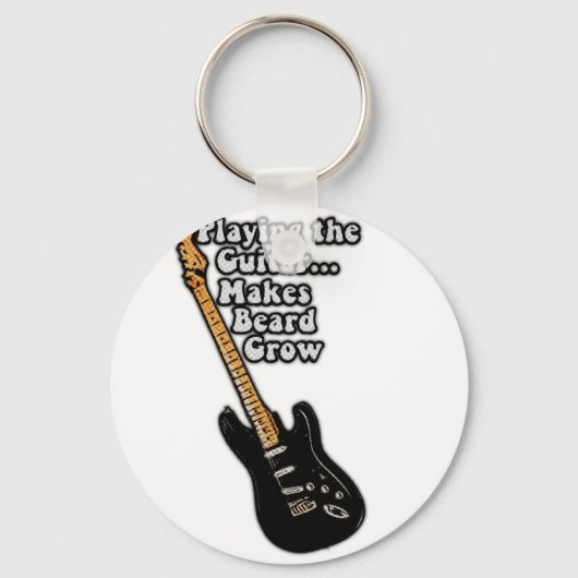 Funny guitar quote for guitar players sleutelhanger (Voorkant)