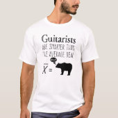 Funny Guitar T-shirt - Gemiddeld Beer (Voorkant)