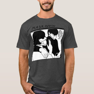 Funny Guitarist 90s Music 2020 Parody Face Mask T-shirt