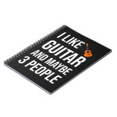 Funny Guitarist Gifts Player Music Lover Guitar Notitieboek (Linkerzijde)