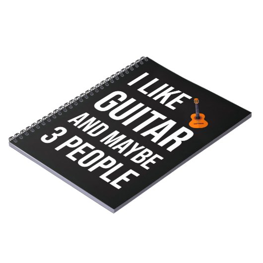 Funny Guitarist Gifts Player Music Lover Guitar Notitieboek (Linkerzijde)