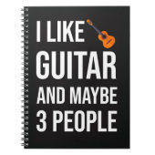 Funny Guitarist Gifts Player Music Lover Guitar Notitieboek (Voorkant)