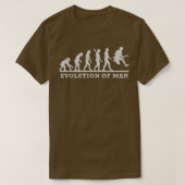 Funny Guitarist Guitar Evolution Man 864 T-shirt (Design voorkant)