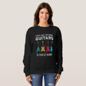 Funny Guitarist Musician Guitar Collection Marital Trui (Voorkant volledig)