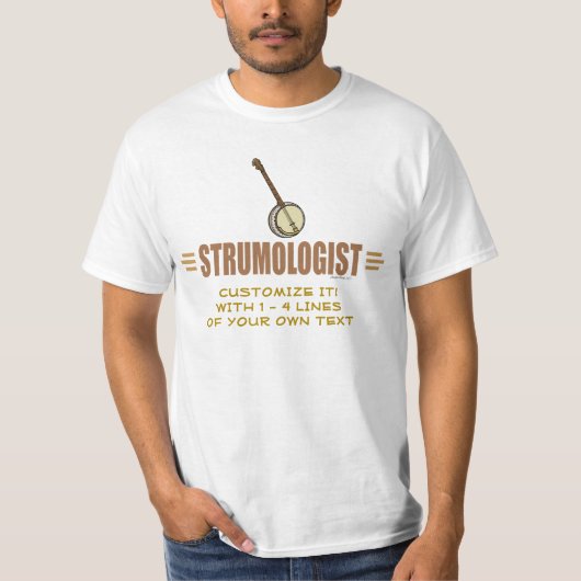 Funny Guitarist T-shirt (Voorkant)