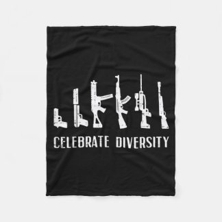 Funny Guns Saying Humor Dad Men Women Fleece Deken