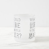 Funny Gustav Mahler muziekcadeau Matglas Koffiemok (Center)