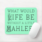 Funny Gustav Mahler muziekcadeau Muismat (Met muis)