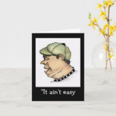 Funny Guy die koning is Kaart (Gele Bloem)