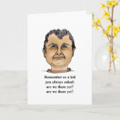 Funny Guy Lotirement Kaart (Gele Bloem)