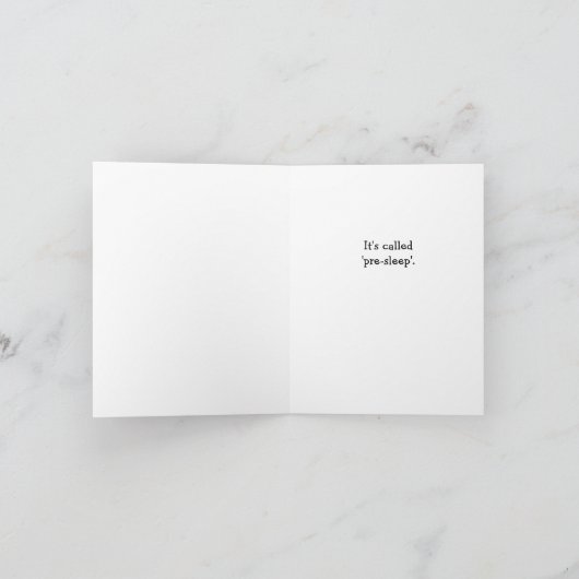 Funny Guy met Pre-Sleep Kaart (Binnen)