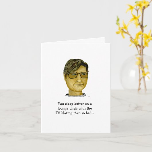Funny Guy met Pre-Sleep Kaart (Gele Bloem)
