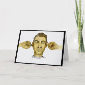 Funny Guy wil niet horen wat je gezegde bent Kaart (Voorkant)