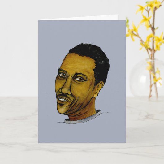 Funny Guy zingt naar geheimhouding Kaart (Gele Bloem)