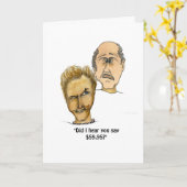 Funny Guy's 60ste verjaardag Kaart (Gele Bloem)