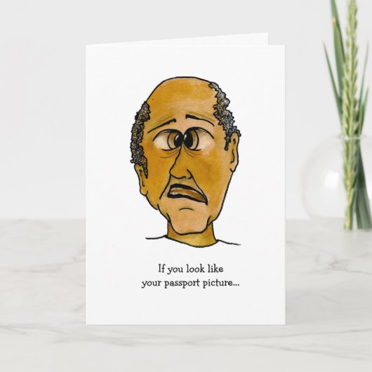 Funny Guy's Passport Afbeelding Kaart (Voorkant)