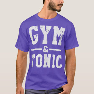 Funny Gym and Tonic Fitness Drinken 110 T-shirt