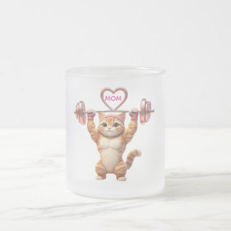 Funny Gym Cat Mom Mug | Mother’s Day Gift Matglas Koffiemok
