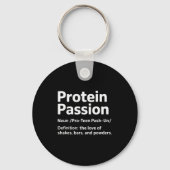 Funny Gym Definition Weightlifting Workout Protein Sleutelhanger (Voorkant)