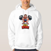 Funny Gym Designs - Workout Meme  Hoodie (Voorkant)