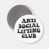 Funny Gym Fitness Lover Magneet (Voorkant / Achterkant)