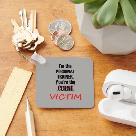 Funny Gym Fitness Persoonlijke training Sleutelhanger (Bureau)