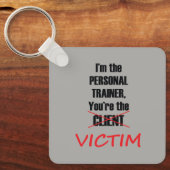 Funny Gym Fitness Persoonlijke training Sleutelhanger (Voorkant)