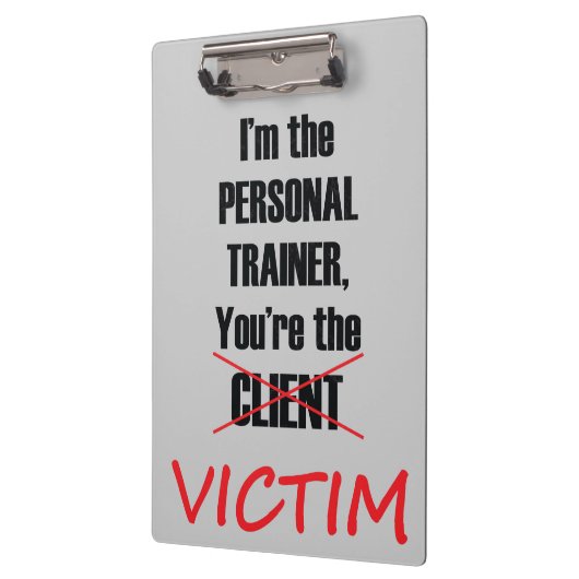 Funny Gym Fitness Training Klembord (Links)