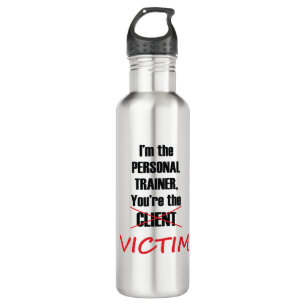 Funny Gym Fitness Training Water Bottle Waterfles