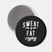 Funny Gym Fitness Weight Loight Enmoed Birthd Magneet (Voorkant / Achterkant)