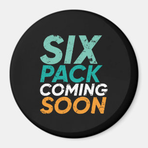 Funny Gym Fitness Workout Six Packs binnenkort ver Magneet