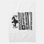 Funny Gym Gezegden Theedoek (Verticaal)