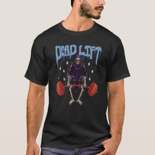 Funny Gym - Grim Reaper doadlift werkout - occult T-shirt
