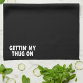 Funny Gym-handdoek Theedoek (Gevouwen)