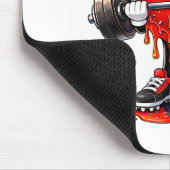 Funny Gym Heart Weightlifting Fitness Workout Drip Muismat (Hoek)