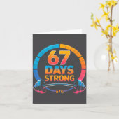 Funny Gym Meme 67  Kaart (Gele Bloem)