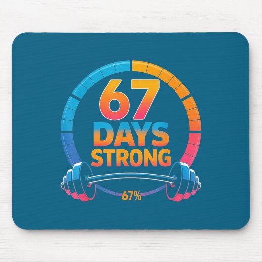 Funny Gym Meme 67  Muismat (Voorkant)