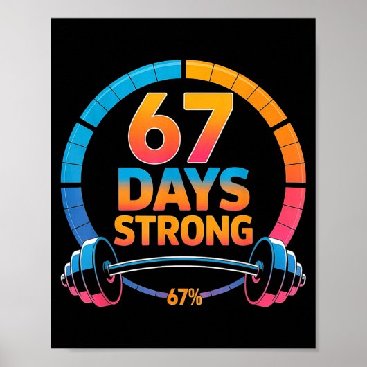 Funny Gym Meme 67  Poster (Voorkant)