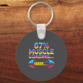 Funny Gym Meme 67  Sleutelhanger (Voorkant)
