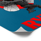 Funny Gym Mothman Shirt Cryptid Let's Get Ryptid G Poster (Hoek)