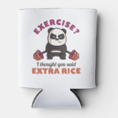 Funny Gym Motivation Fitness Training and Workout Blikjeskoeler (Voorkant)